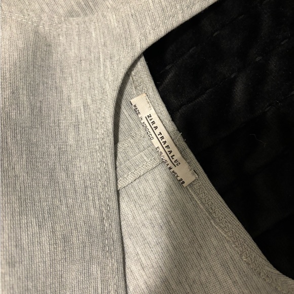 Midi grey stretch dress - Picture 2 of 4